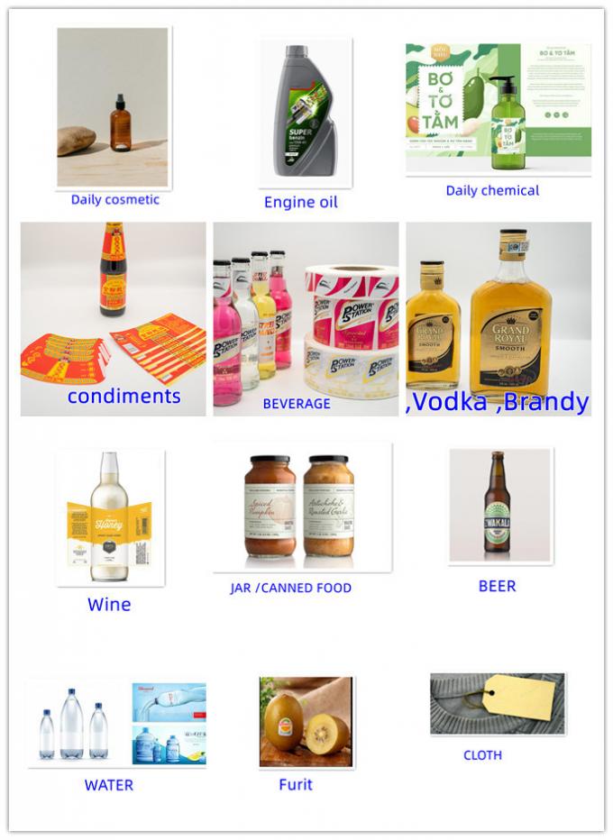 Высокоэффективные этикетки пивных бутылок для бутылок соков из теплостойких материалов 0