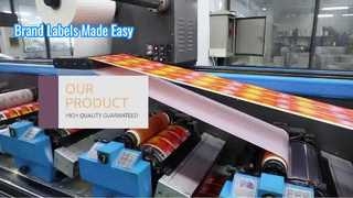 Индивидуальные решения для этикеток для вашего бренда ОТ ДИЗАЙНА ДО ЭТИКЕТКИ