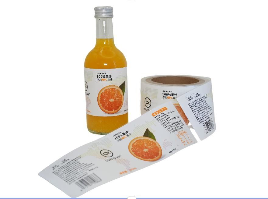 Этикетка бутылки с вином Этикетка с мокрым клеем для водонепроницаемой упаковки с индивидуальным круглым свитком