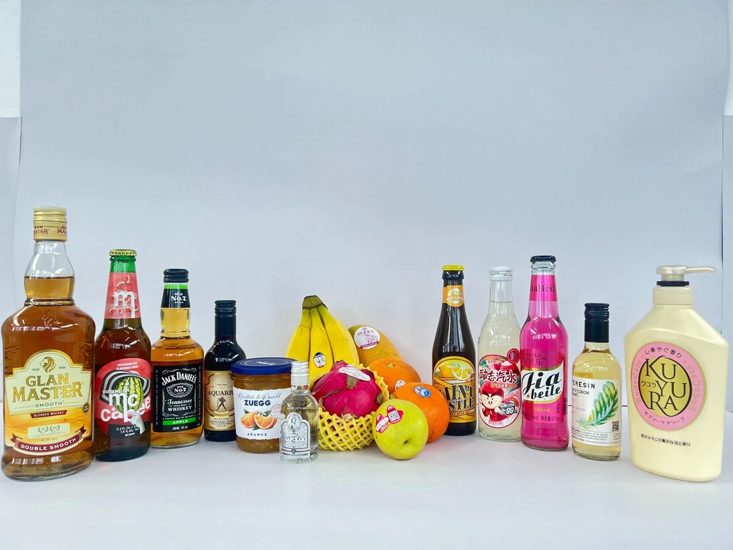 Custom Label Sticker with 10-12 Color Printing for Food and Beverage Grade Applications