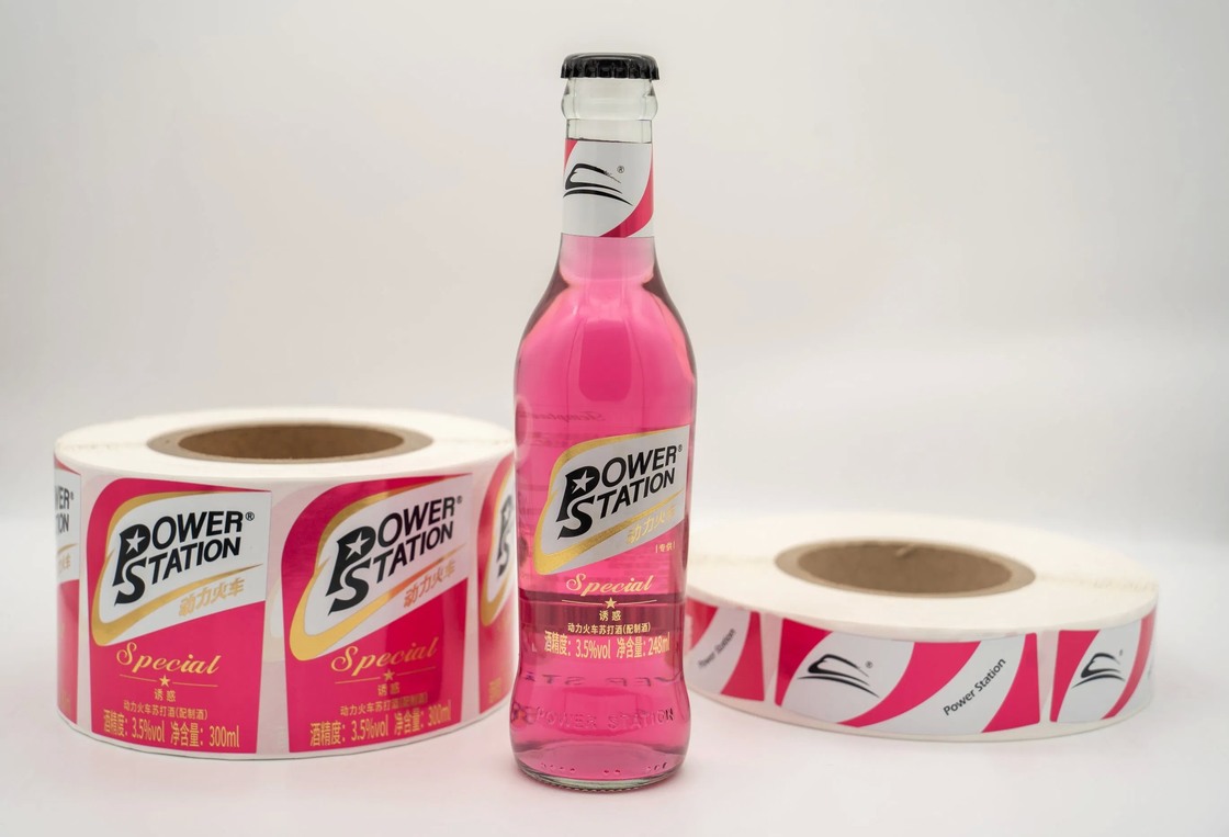 Custom Label Sticker with 10-12 Color Printing ISO9001 Certified Durable Adhesive Label