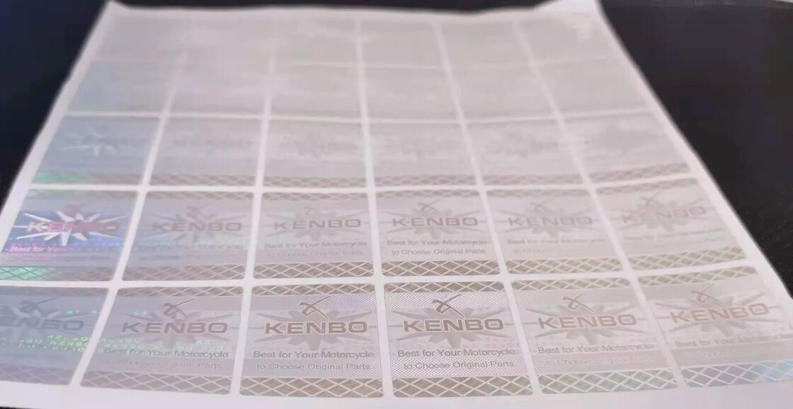 Laser Hologram Silver Label Hologram Laser Sticker Labels Anti Counterfeit Hologram Sticker with Qr Code