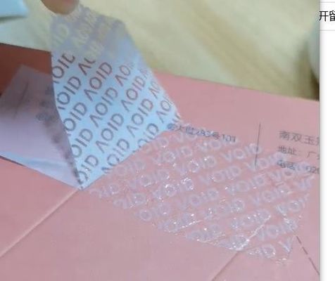 Прозрачный герметик, клей, наклейка на маркировку, защищенная от подделок, не поддающаяся подделке